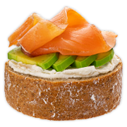 Bruschetta de Salmão