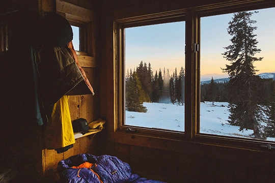 Cabana na montanha