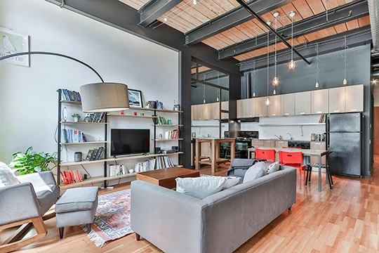 Apartamento estilo Industrial